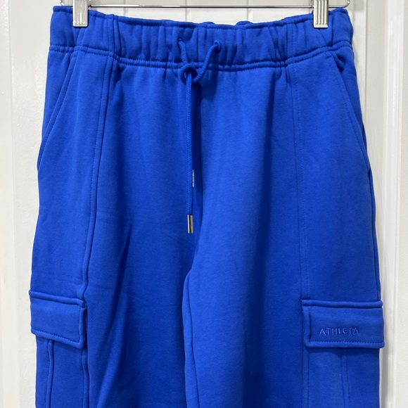 Athleta Royal Blue Cargo Pants - Picture 2 of 7